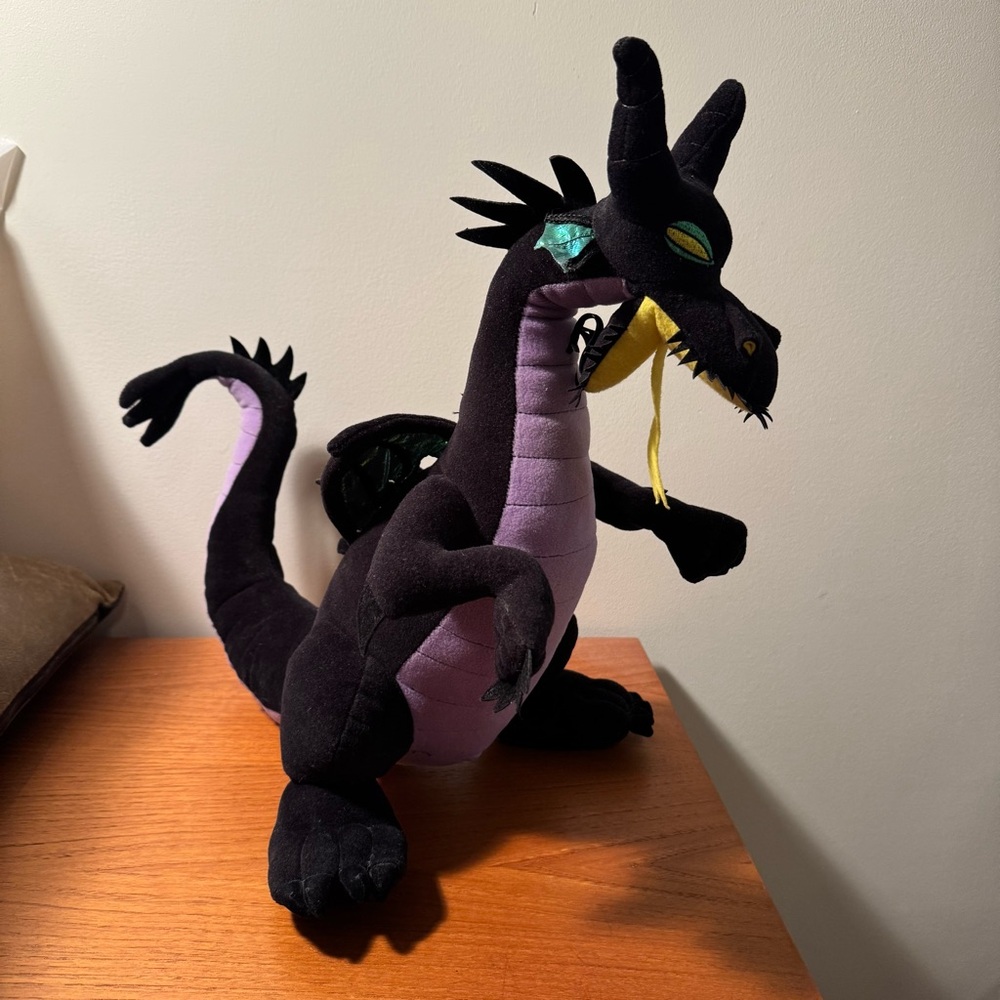 Vintage Disney Maleficent Dragon Plush Toy